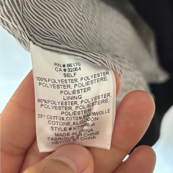 Anthropologie Cartonnier Cornerstone Open Drapey Black Blazer Suit Jacket - Picture 10 of 10